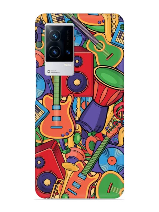 Colorful Music Art Snap Case for Iqoo 9 (5G) Zapvi