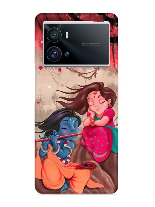 Radhe Krishna Water Art Snap Case for Iqoo 9 Pro Zapvi