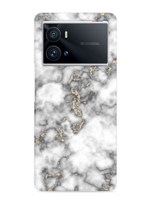 Gray And Gold Marble Snap Case for Iqoo 9 Pro Zapvi