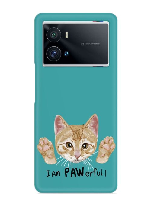 Typography Slogan Cat Snap Case for Iqoo 9 Pro Zapvi