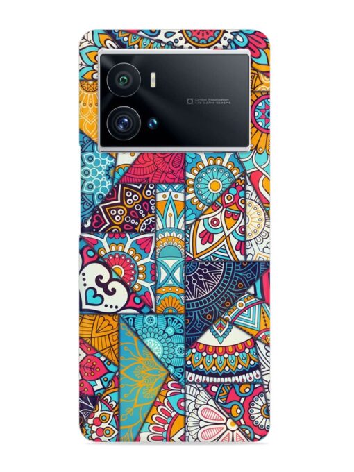 Patchwork Pattern Vintage Snap Case for Iqoo 9 Pro Zapvi