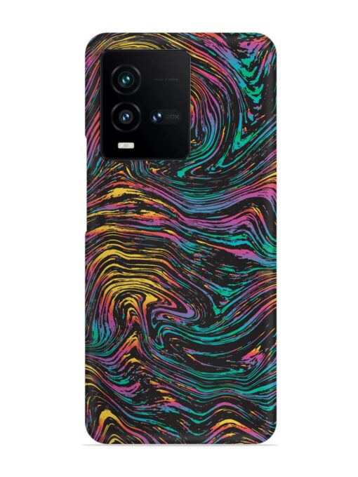 Abstract Liquid Colors Snap Case for Iqoo 9T (5G) Zapvi