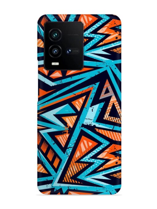 Abstract Seamless Grunge Snap Case for Iqoo 9T (5G) Zapvi