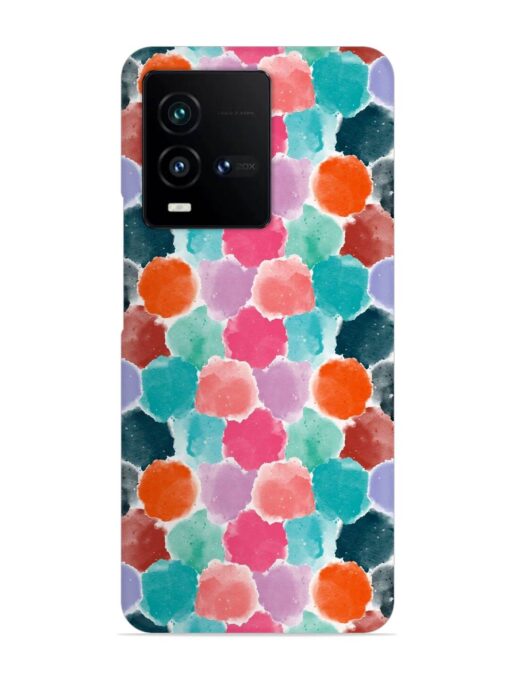 Colorful Seamless Pattern Snap Case for Iqoo 9T (5G) Zapvi