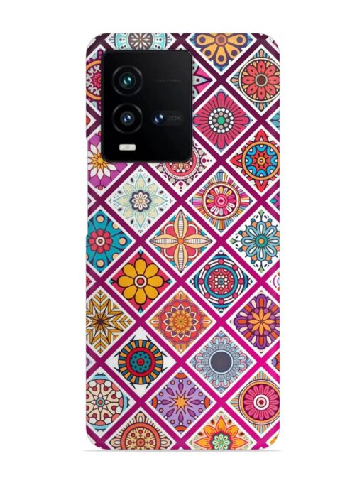 Seamless Tile Pattern Snap Case for Iqoo 9T (5G) Zapvi