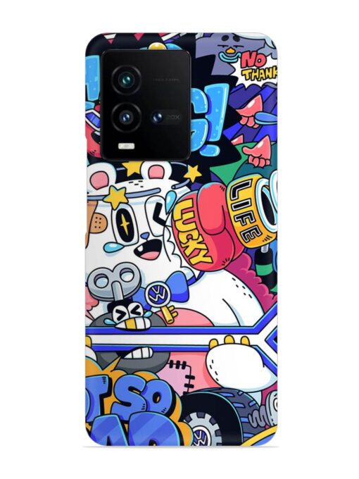 Universal Doodle Snap Case for Iqoo 9T (5G) Zapvi