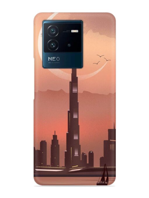 Landmark Burj Khalifa Snap Case for Iqoo Neo 6 (5G) Zapvi