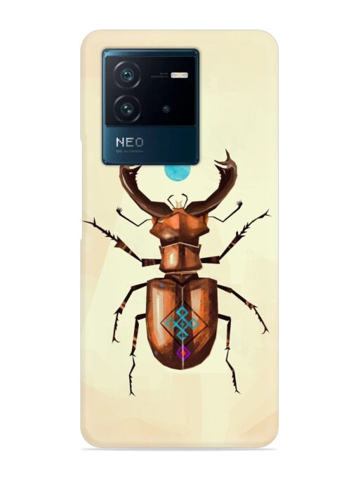 Stag Beetle Vector Snap Case for Iqoo Neo 6 (5G) Zapvi