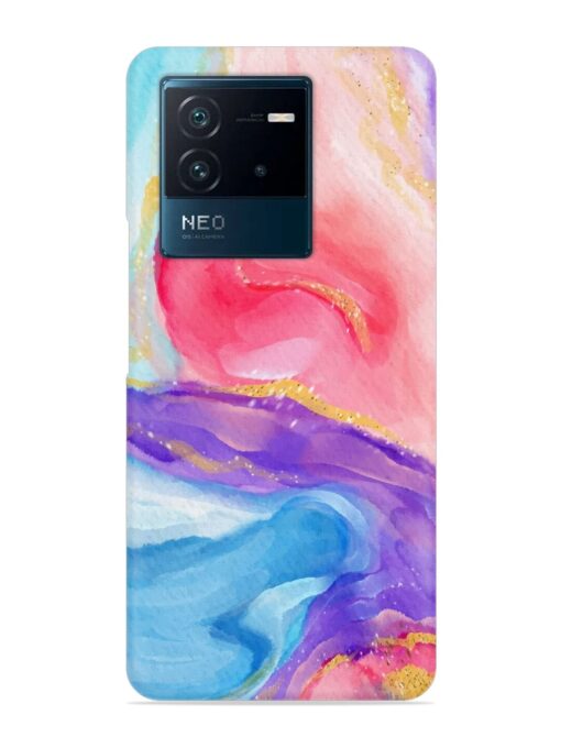 Watercolor Gradient Snap Case for Iqoo Neo 6 (5G) Zapvi