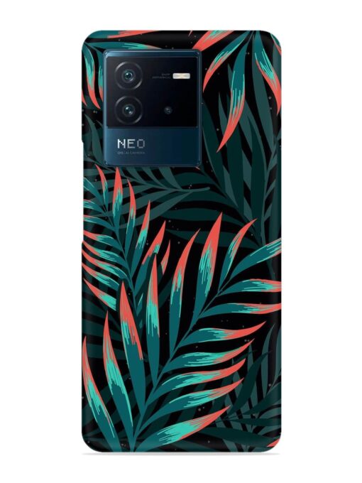 Green Leaf Art Snap Case for Iqoo Neo 6 (5G) Zapvi