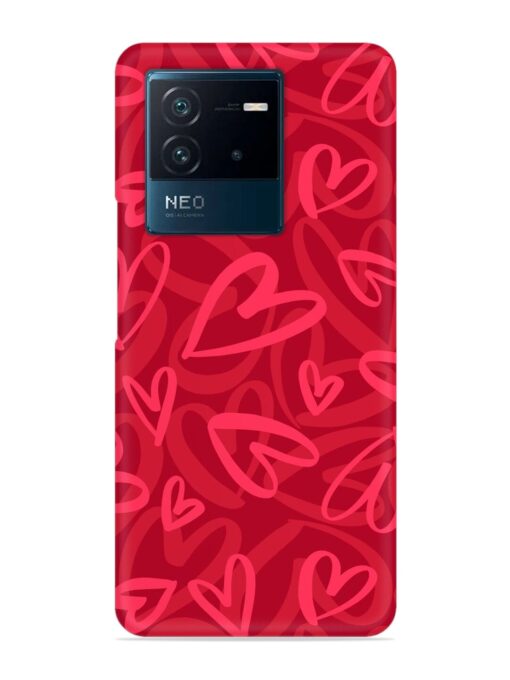 Seamless Romantic Pattern Snap Case for Iqoo Neo 6 (5G) Zapvi