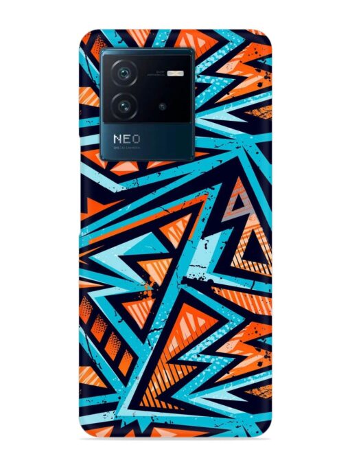 Abstract Seamless Grunge Snap Case for Iqoo Neo 6 (5G) Zapvi