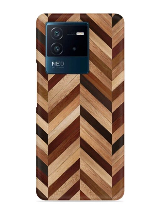 Seamless Wood Parquet Snap Case for Iqoo Neo 6 (5G) Zapvi