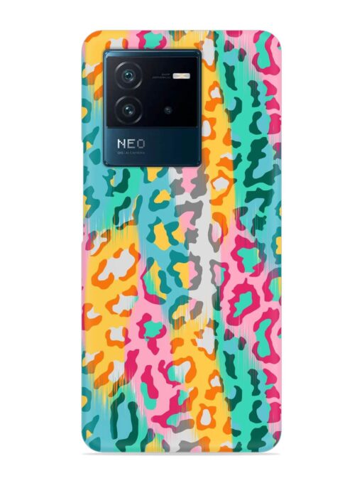 Seamless Vector Colorful Snap Case for Iqoo Neo 6 (5G) Zapvi