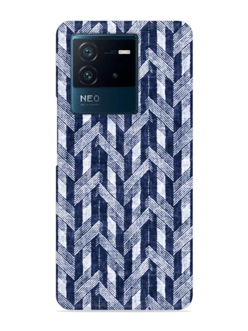 Abstract Herringbone Motif Snap Case for Iqoo Neo 6 (5G) Zapvi