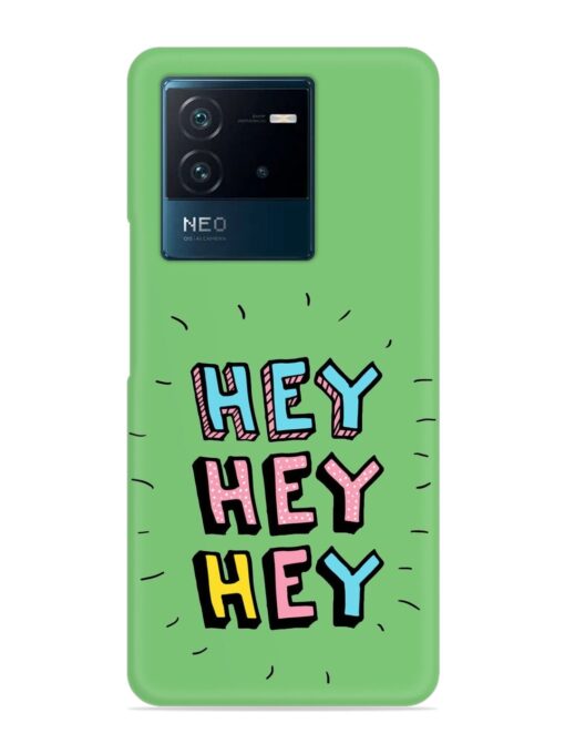 Hey Vector Cartoon Snap Case for Iqoo Neo 6 (5G) Zapvi