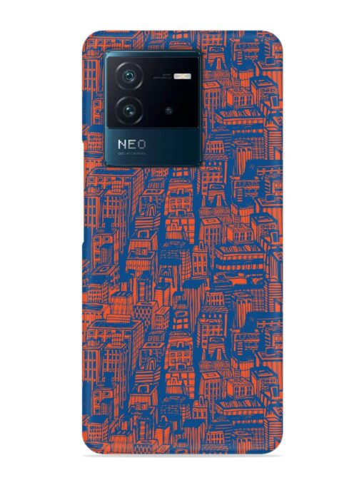 Hand Drawn Seamless Snap Case for Iqoo Neo 6 (5G) Zapvi