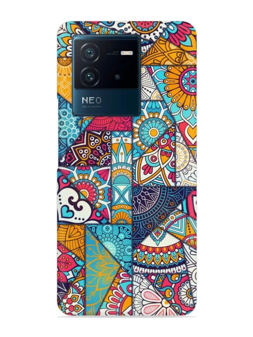 Patchwork Pattern Vintage Snap Case for Iqoo Neo 6 (5G) Zapvi