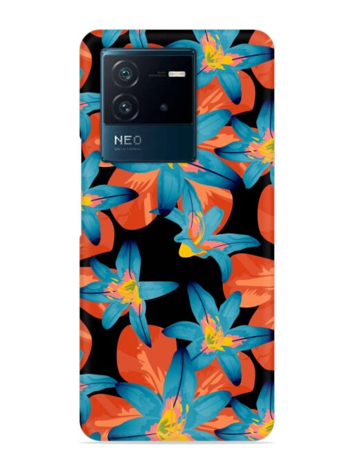 Philippine Flowers Seamless Snap Case for Iqoo Neo 6 (5G) Zapvi