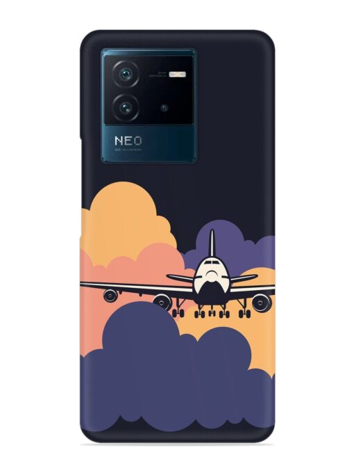 Aeroplane vector Snap Case for Iqoo Neo 6 (5G) Zapvi