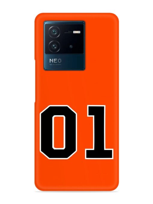 01 Number Snap Case for Iqoo Neo 6 (5G) Zapvi