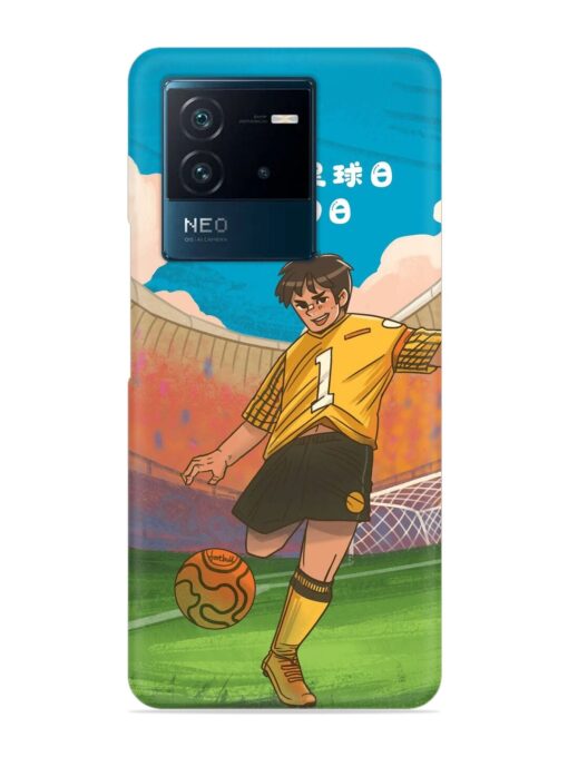 Soccer Kick Snap Case for Iqoo Neo 6 (5G) Zapvi