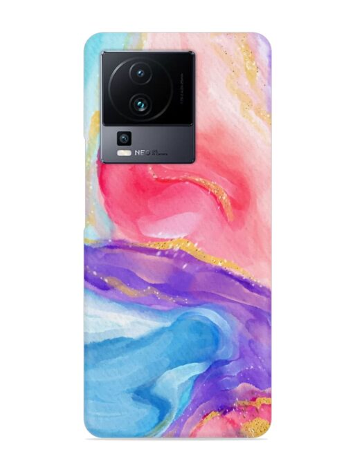 Watercolor Gradient Snap Case for Iqoo Neo 7 (5G) Zapvi