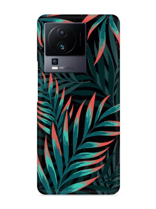 Green Leaf Art Snap Case for Iqoo Neo 7 (5G) Zapvi