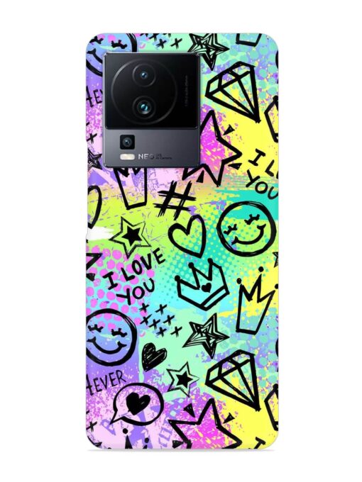 Bright Seamless Pattern Snap Case for Iqoo Neo 7 (5G) Zapvi