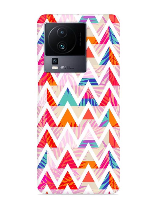 Abstract Triangle Background Snap Case for Iqoo Neo 7 (5G) Zapvi