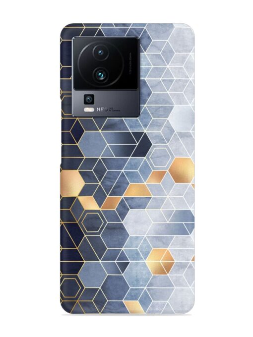 Geometric Abstraction Hexagons Snap Case for Iqoo Neo 7 (5G) Zapvi