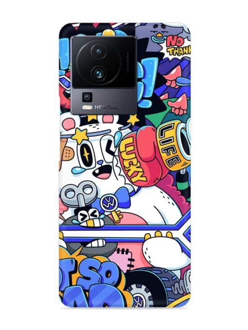 Universal Doodle Snap Case for Iqoo Neo 7 (5G) Zapvi