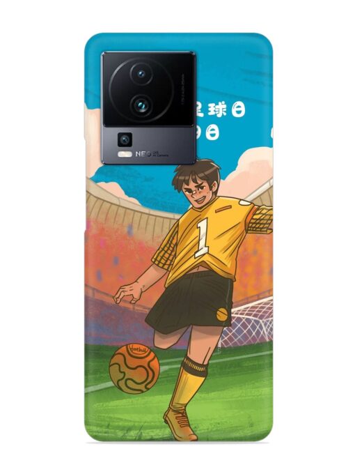 Soccer Kick Snap Case for Iqoo Neo 7 (5G) Zapvi