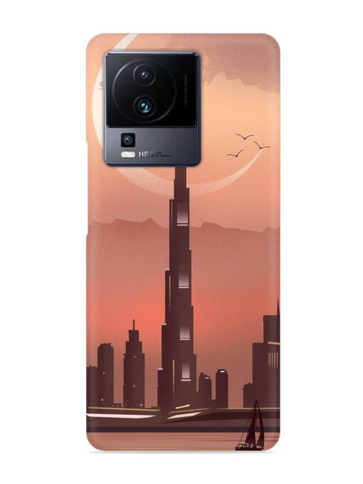 Landmark Burj Khalifa Snap Case for Iqoo Neo 7 Pro (5G) Zapvi