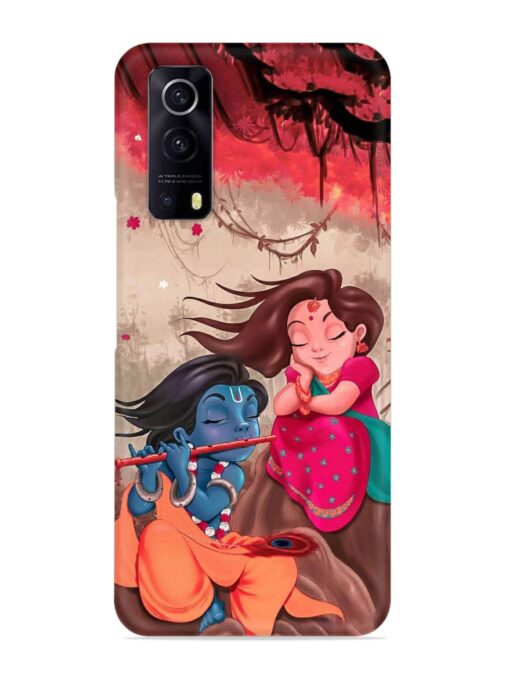 Radhe Krishna Water Art Snap Case for Iqoo Z3 (5G) Zapvi