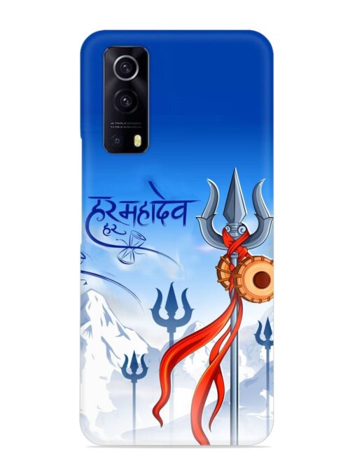 Har Har Mahadev Trishul Snap Case for Iqoo Z3 (5G) Zapvi