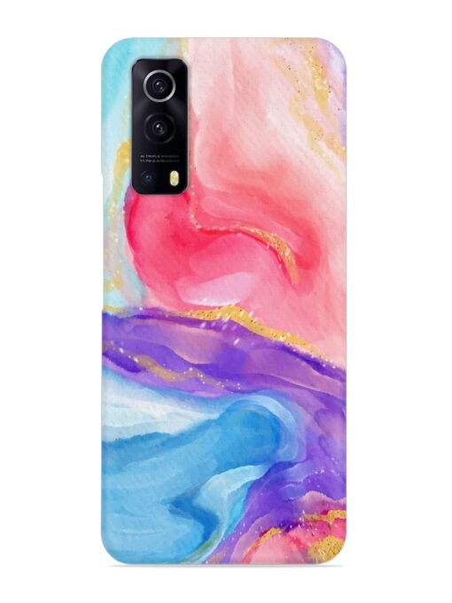 Watercolor Gradient Snap Case for Iqoo Z3 (5G) Zapvi