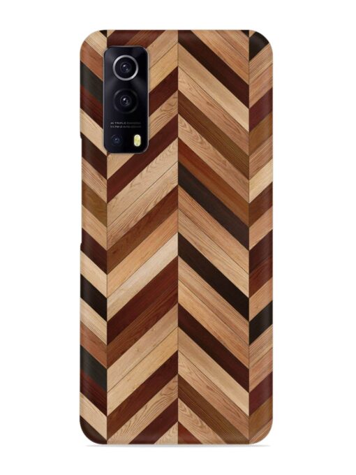 Seamless Wood Parquet Snap Case for Iqoo Z3 (5G) Zapvi