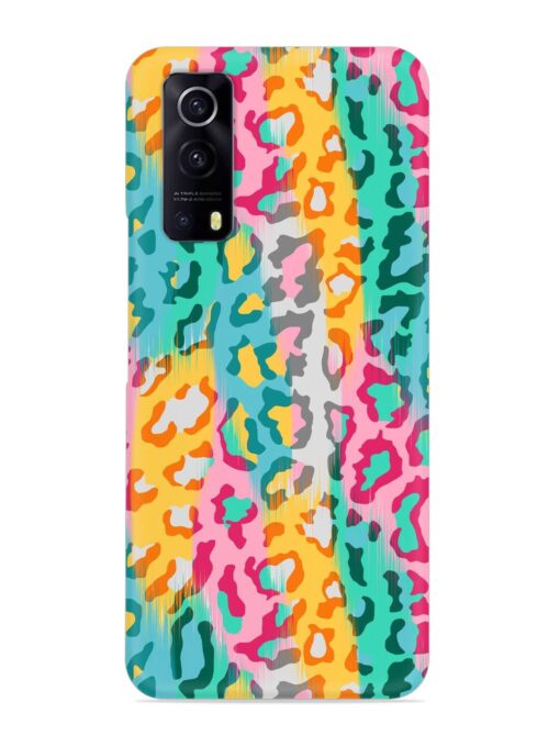 Seamless Vector Colorful Snap Case for Iqoo Z3 (5G) Zapvi