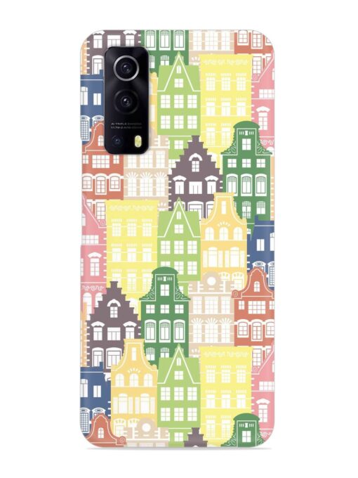 Seamless Shapes Pattern Snap Case for Iqoo Z3 (5G) Zapvi