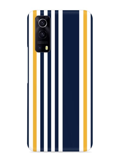 Seamless Stripe Pattern Snap Case for Iqoo Z3 (5G) Zapvi