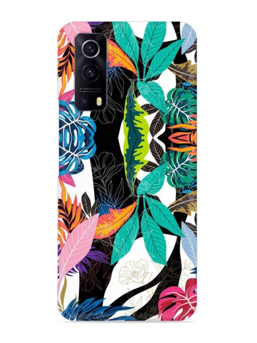 Floral Pattern Bright Snap Case for Iqoo Z3 (5G) Zapvi