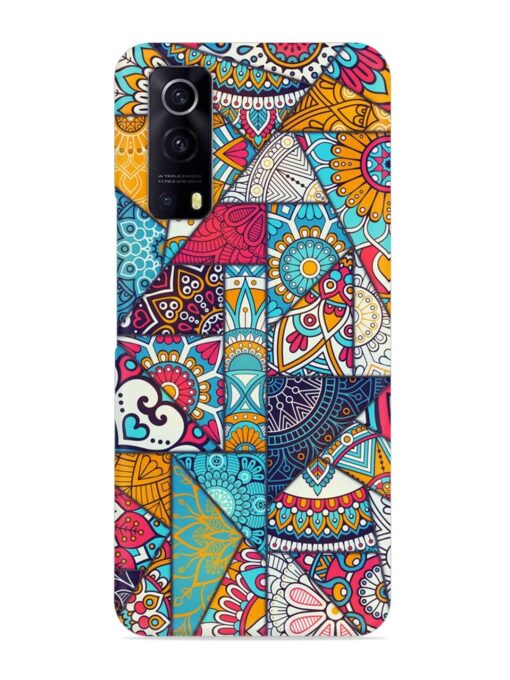 Patchwork Pattern Vintage Snap Case for Iqoo Z3 (5G) Zapvi