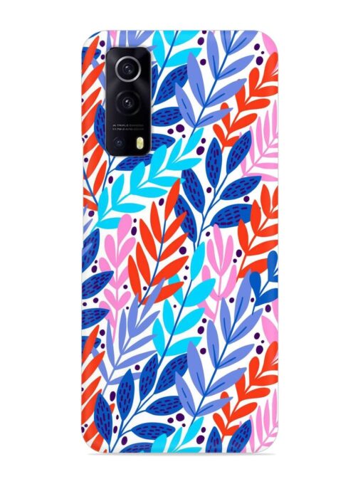 Bright Floral Tropical Snap Case for Iqoo Z3 (5G) Zapvi