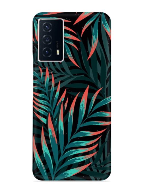 Green Leaf Art Snap Case for Iqoo Z5 (5G) Zapvi