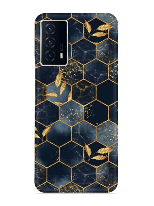 Marble Hexagon Seamless Snap Case for Iqoo Z5 (5G) Zapvi