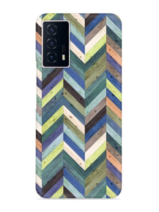 Chevron Random Color Snap Case for Iqoo Z5 (5G) Zapvi