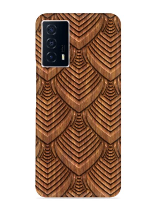 Carved Pattern On Snap Case for Iqoo Z5 (5G) Zapvi