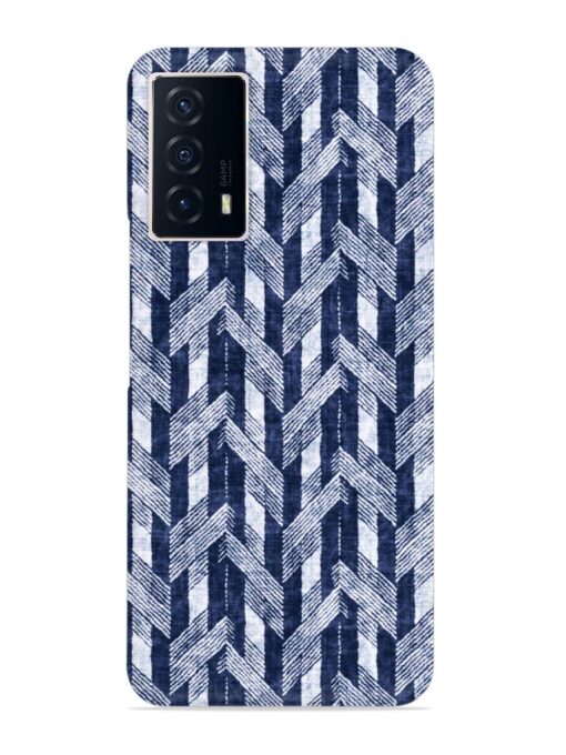 Abstract Herringbone Motif Snap Case for Iqoo Z5 (5G) Zapvi