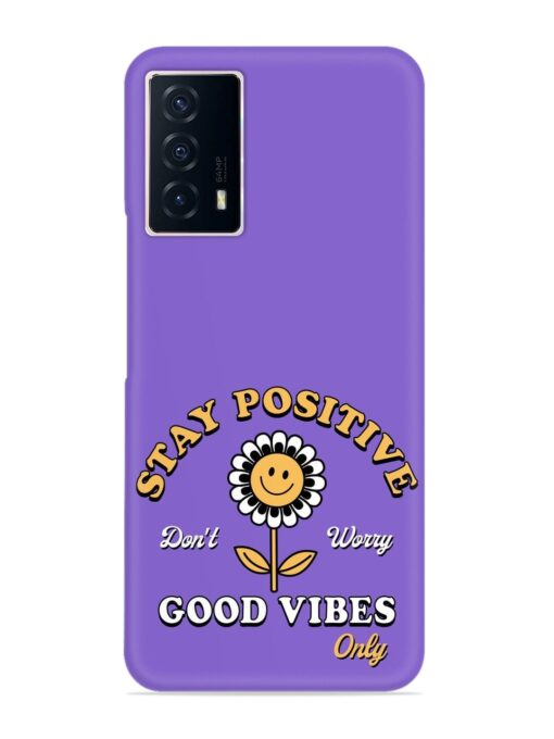 Retro Positive Flower Snap Case for Iqoo Z5 (5G) Zapvi